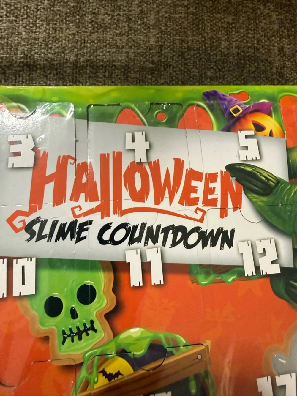 Halloween Slime Countdown Calendar